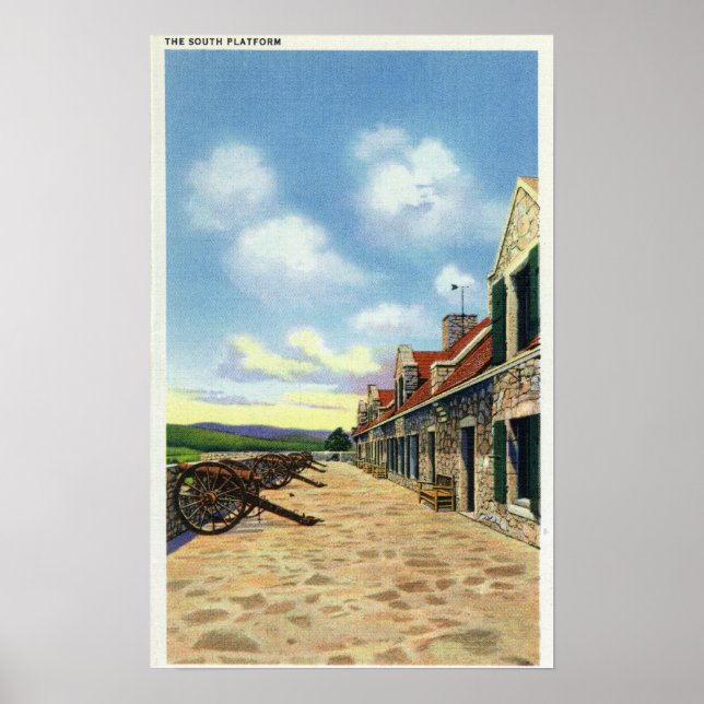 View of the South Platform Poster (Front)