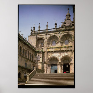 View of the south transept portal begun c.1100 poster