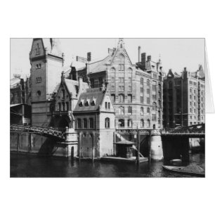 View of the Speicherstadt Hamburg, c.1910