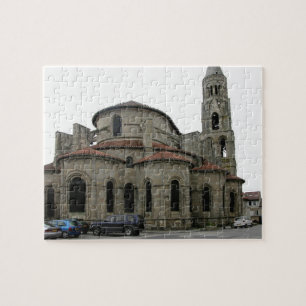 View of the spire of the church (photo) jigsaw puzzle