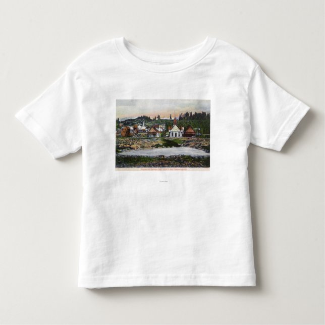 View of the Springs and Town Toddler T-Shirt (Front)