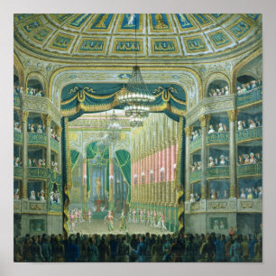 View of the Stage of the Paris Opera Poster