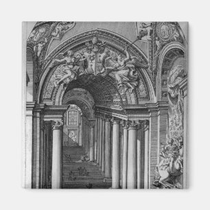 View of the staircase in the Scala Regia Magnet