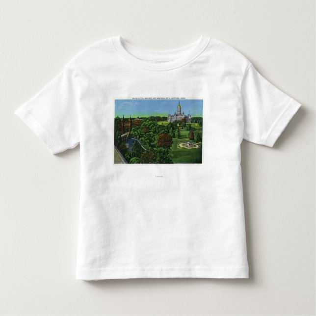 View of the State Capitol Grounds, Memorial Arch Toddler T-Shirt (Front)