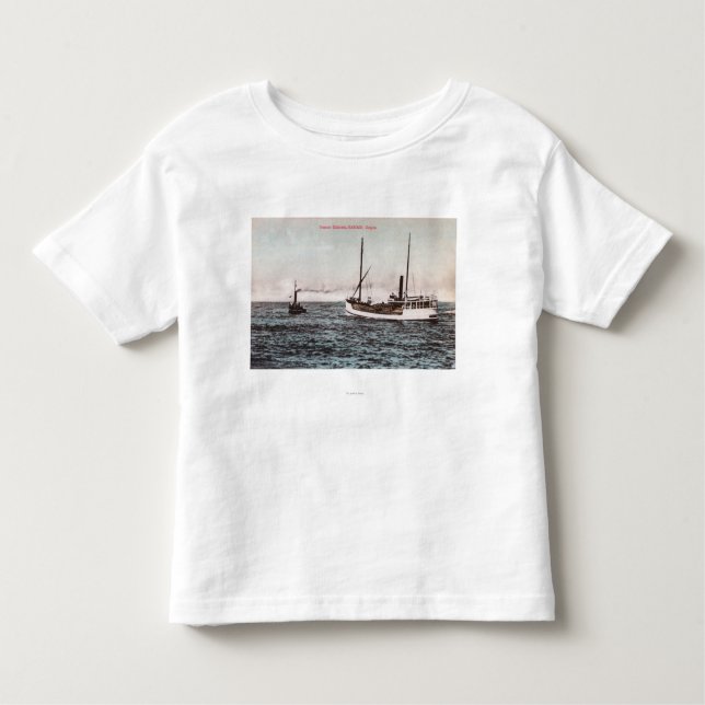 View of the Steamer ElizabethBandon, OR Toddler T-Shirt (Front)