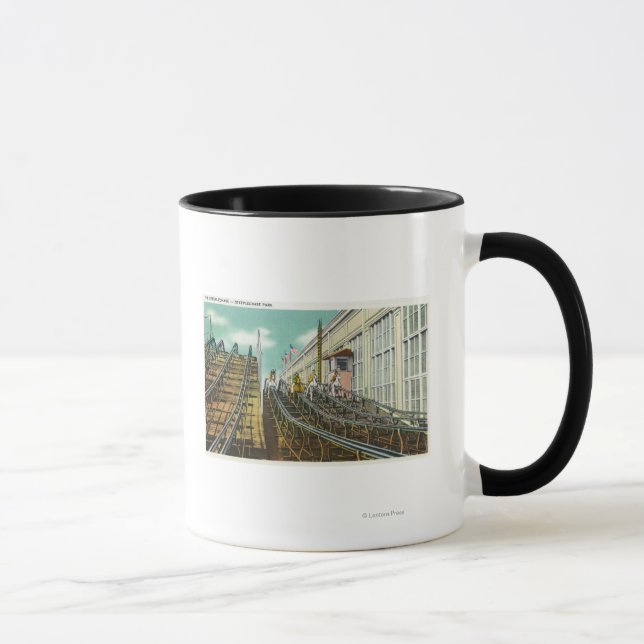 View of the Steeplechase Rollercoaster Mug (Right)