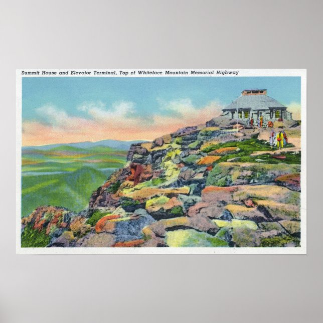 View of the Summit House, Elevator Terminal Poster (Front)