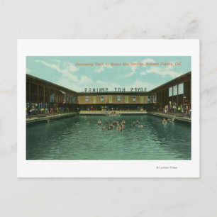 View of the Swimming Tank Postcard