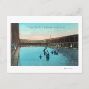 View of the Swimming TankBoyes Hot Springs, CA Postcard