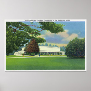 View of the Tanglewood Music Shed and Grounds Poster