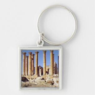 View of the Temple of Artemis, built c.386 AD Key Ring