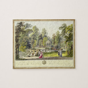 View of the Temple of Diana at Erlaw, engraved by Jigsaw Puzzle