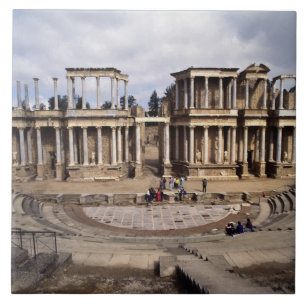 View of the theatre, begun 24 BC (photo) 3 Tile