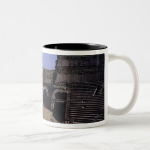 View of the theatre, begun 24 BC (photo) Two-Tone Coffee Mug