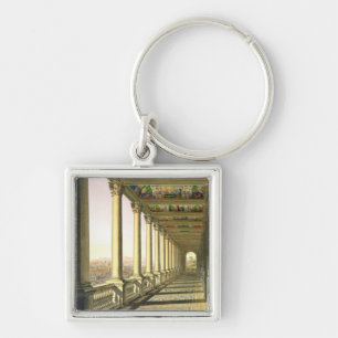 View of the third floor Loggia at the Vatican, wit Key Ring