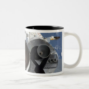 View of the three main engines Two-Tone coffee mug