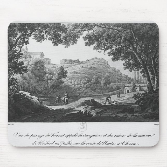 View of the torrent known as La Sanguese Mouse Pad (Front)