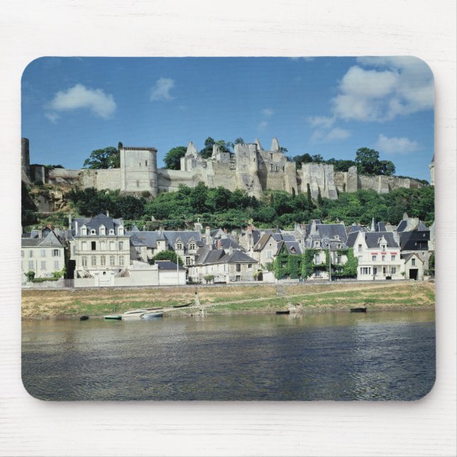 View of the town and castle mouse pad (Front)