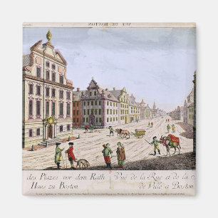 View of the Town Hall, Boston Magnet