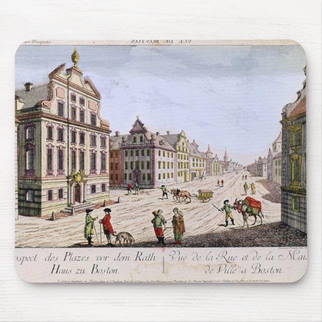 View of the Town Hall, Boston Mouse Pad (Front)