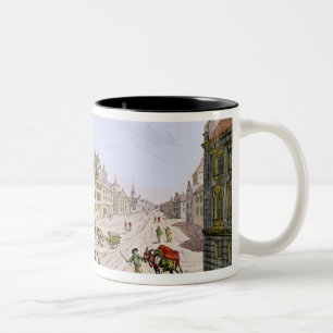 View of the Town Hall, Boston Two-Tone Coffee Mug