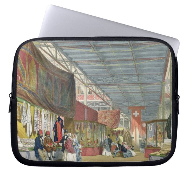 View of the Tunisian stand, at the Great Exhibitio Laptop Sleeve (Front)