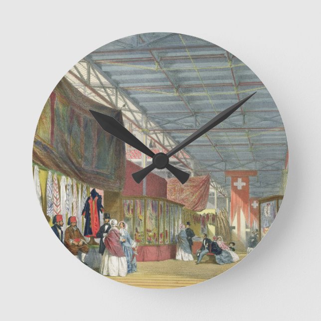 View of the Tunisian stand, at the Great Exhibitio Round Clock (Front)