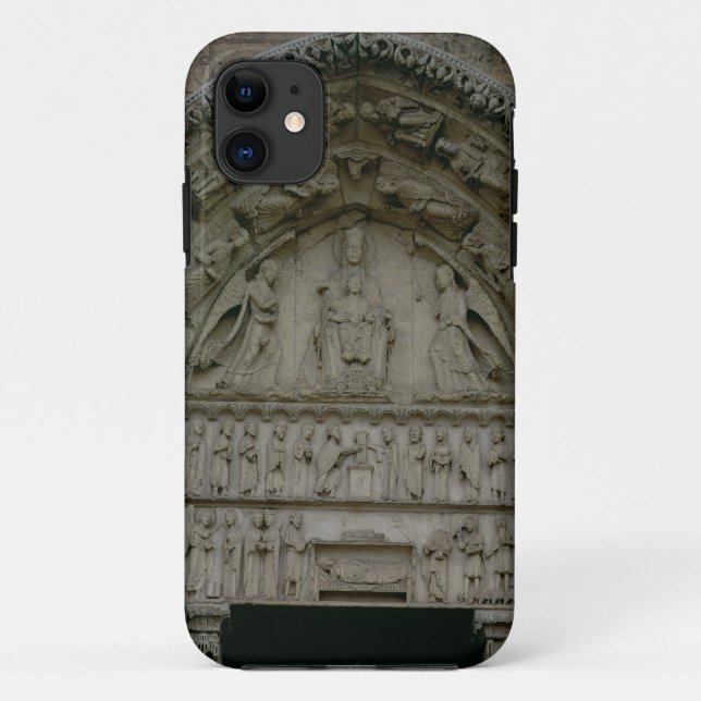 View of the tympanum depicting the Madonna and Chi Case-Mate iPhone Case (Back)