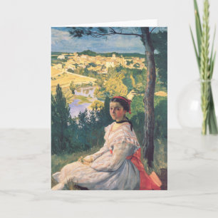 View of the Village   Frédéric Bazille Card