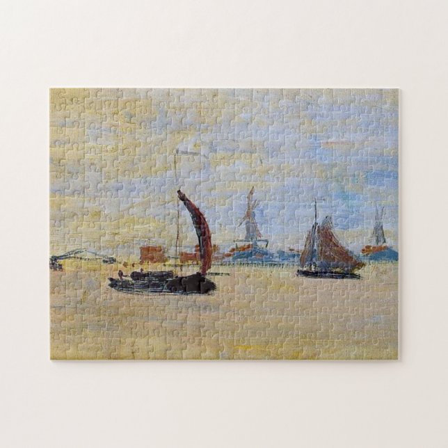 View of the Voorzaan Monet Fine Art Jigsaw Puzzle (Horizontal)