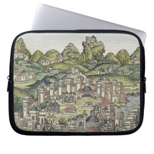 View of the walled city of Constantinople, from th Laptop Sleeve
