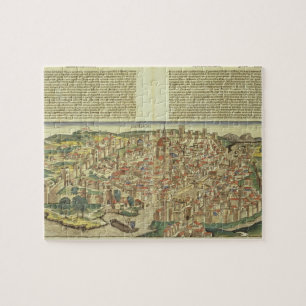View of the walled city of Florence, from the Nure Jigsaw Puzzle