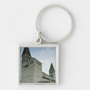 View of the west facade, 10th-11th century key ring