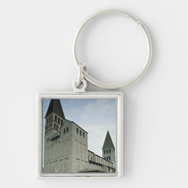 View of the west facade, 10th-11th century key ring (Front)
