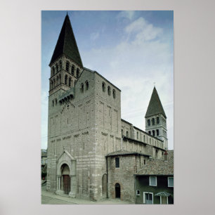 View of the west facade, 10th-11th century poster