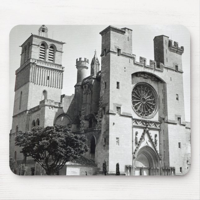 View of the west facade and tower mouse pad (Front)