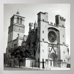View of the west facade and tower poster