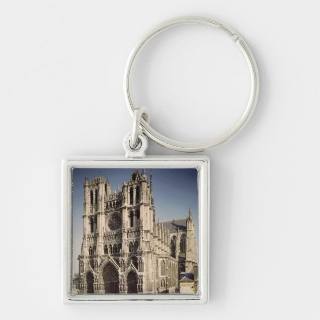 View of the West Facade, c.1220-70 Key Ring (Front)