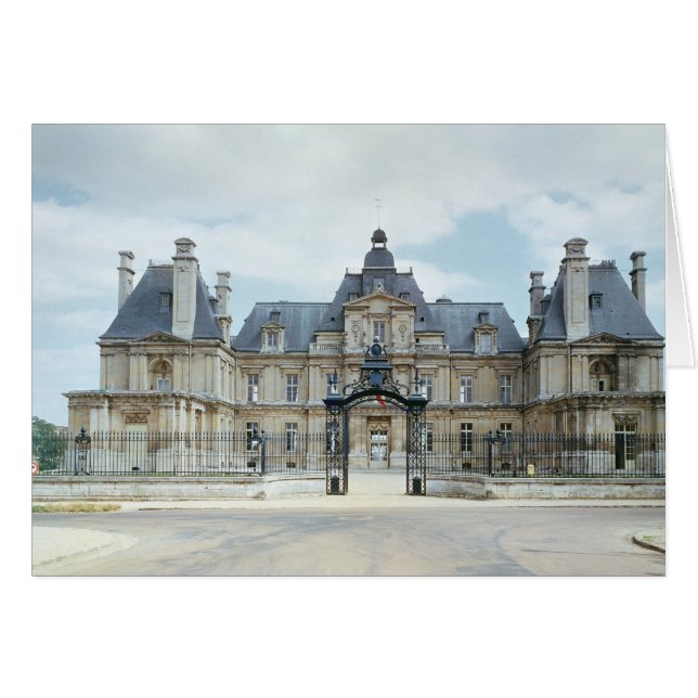 View of the West facade of Chateau de Maisons (Front Horizontal)