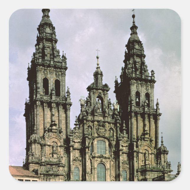 View of the West Front  1738-50 Square Sticker (Front)