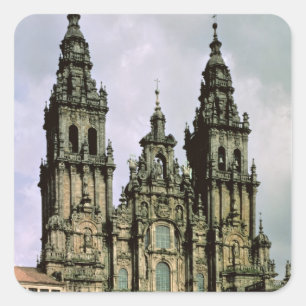 View of the West Front 1738-50 Square Sticker