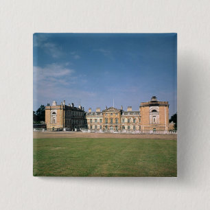 View of the west front, rebuilt 1746-61 15 cm square badge