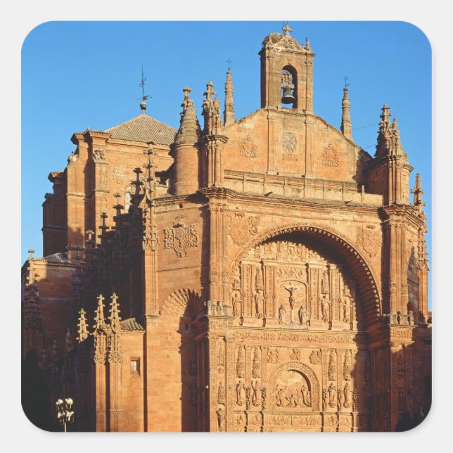 View of the West Front Square Sticker (Front)