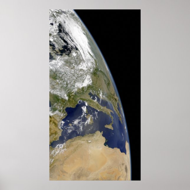 View of the western Mediterranean Poster (Front)