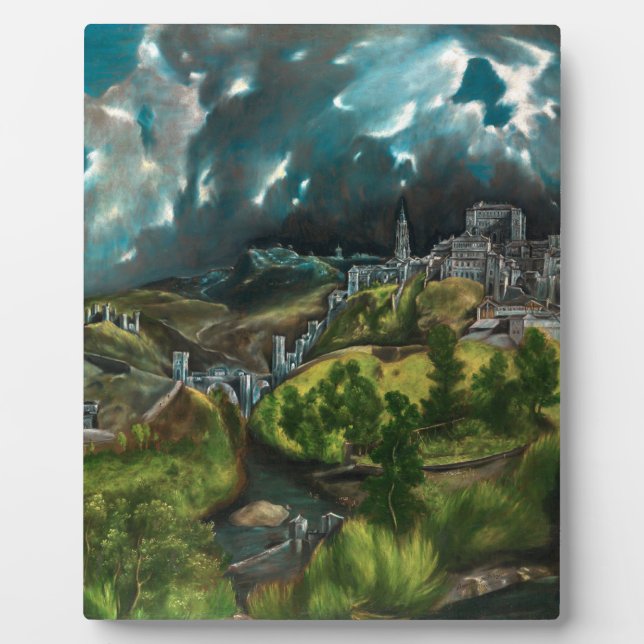 View of Toledo | El Greco | Plaque (Front)