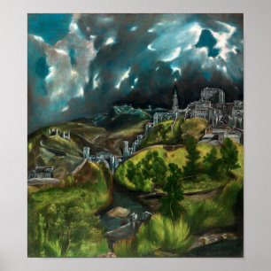 View of Toledo   El Greco   Poster