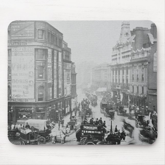 View of Tottenham Court Road, c.1885 Mouse Pad (Front)