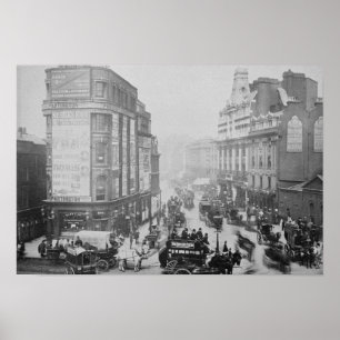 View of Tottenham Court Road, c.1885 Poster