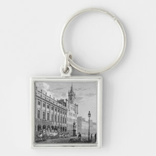 View of Town Hall, Exchange, Glasgow Key Ring
