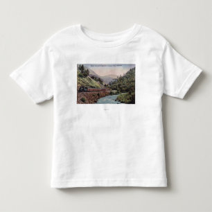 View of Train Entering Yosemite Valley Toddler T-Shirt